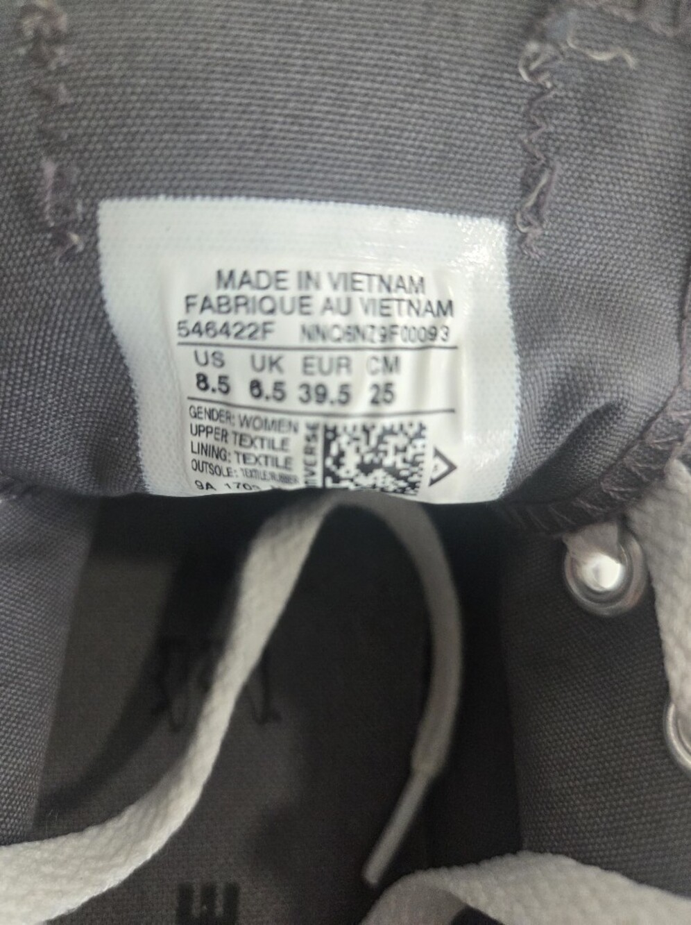Converse Womens Chuck Taylor All Star Low Top Sneakers in Gray. - Picture 3 of 10